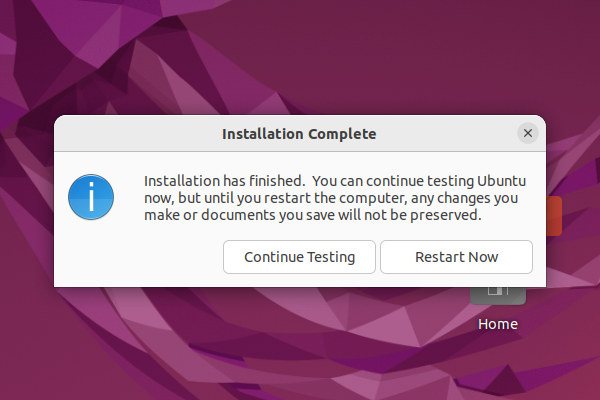 Restart Ubuntu