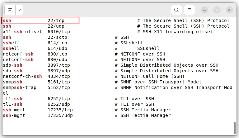 Locating SSH service on Linux