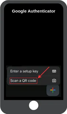 Google Authenticator - step 2