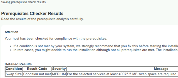 SAP NetWeaver 7.5 installation step 18