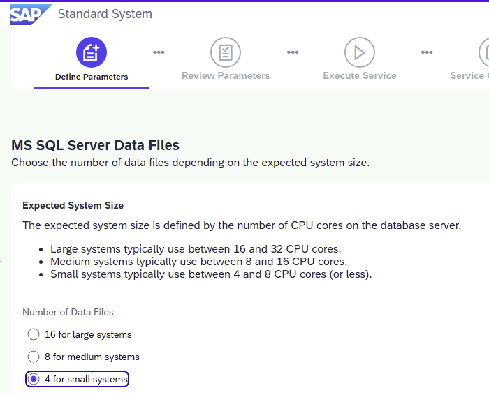 SAP NetWeaver 7.5 installation step 27