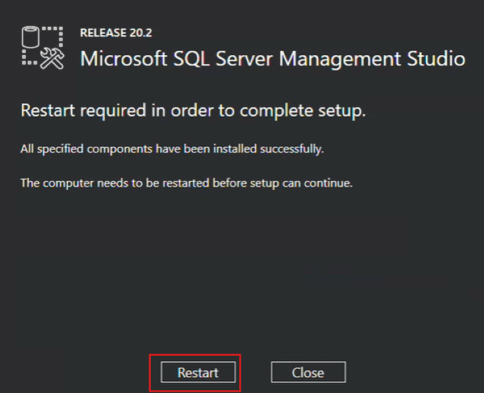 MSSQL 2019 setup step 13