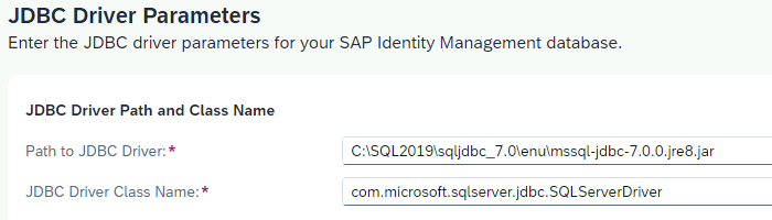 SAP IDM 8 setup step 16