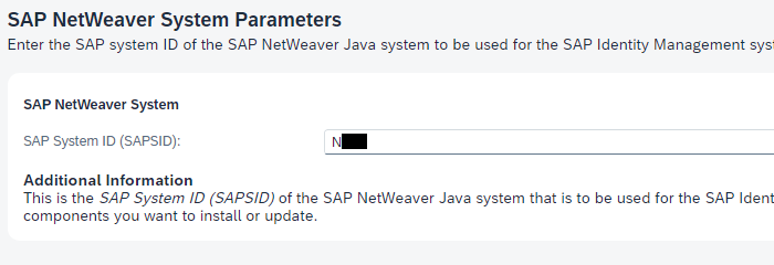 SAP IDM 8 setup step 17