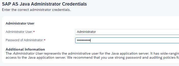 SAP IDM 8 setup step 19